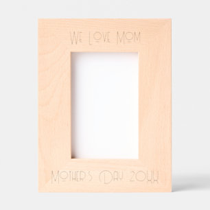 Mother's Day From Twins Etched Frames