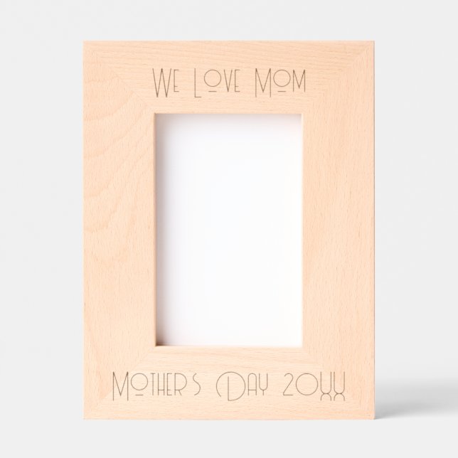 Mother's Day From Twins Etched Frames (Front)