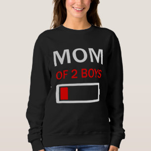 Mothers Day From Wife Son Baby Boy Mum Of 2 Boys Sweatshirt