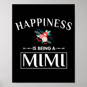 Mothers Day Funny Humour Cute Graphic Quote Mimi  Poster