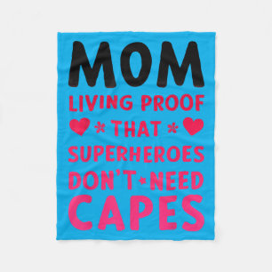 Mothers Day Funny Mum Quote Birthday Mum Fleece Blanket