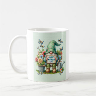 Mothers day garden gnome coffee mug