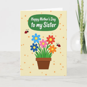 Mothers Day Garden Insect Card