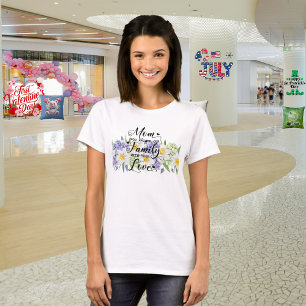 Mothers day "Garden of Love" T-shirt