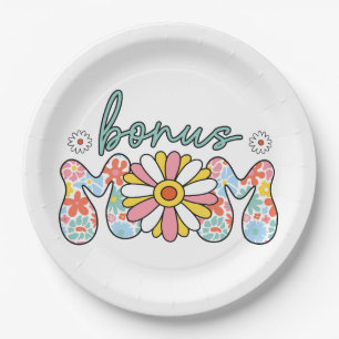 Mother's Day Gift Bonus Mum Paper Plate