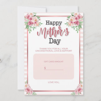 Mother's Day Gift Card Holder
