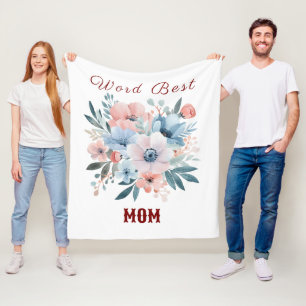 mother's day gift fleece blanket