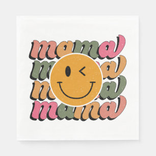 Mother's Day Gift Happy Mama Napkin