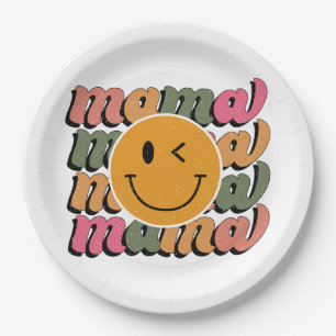 Mother's Day Gift Happy Mama Paper Plate