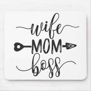 Mother's Day Gift Ideas Wife Mum Boss Mouse Pad