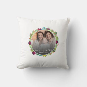 Mother's Day Gift Memorable Family Photo Best Mum  Cushion