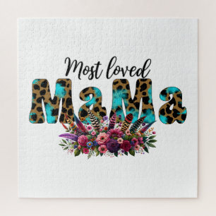 Mother's Day Gift Most Loved Mama Jigsaw Puzzle