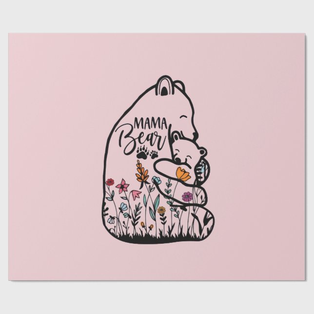 Mother's Day Gift- Note book Wrapping Paper (Flat)