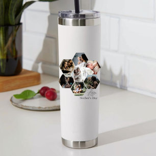Mother's Day Gift Personalised MOMMY Photo Collage Thermal Tumbler