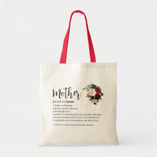 Mother's Day Gift Personalised Mother Definition  Tote Bag