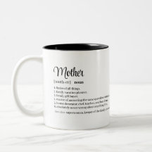 Mother's Day Gift Personalised Mum Definition Mug