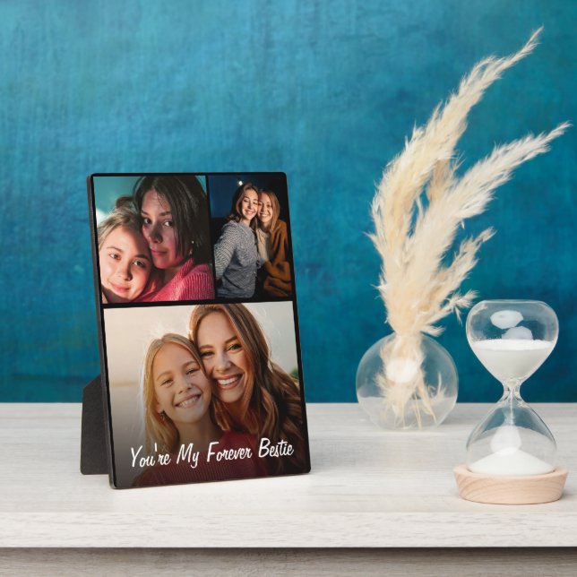 Mother's Day Gift - Personalised Photo Collage  Plaque (Side)