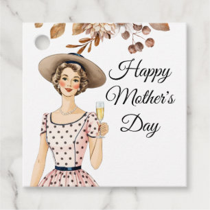 Mother's Day Gift Tags - Lady With Brown Hat