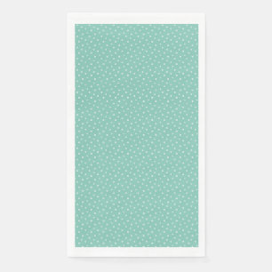 Mother's Day Gift Tiny Daisies On Mint Napkin