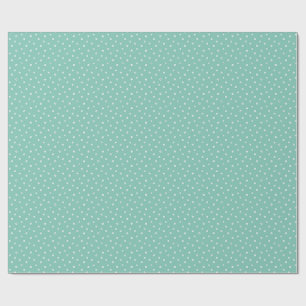 Mother's Day Gift   Tiny Daisies On Mint Wrapping Paper