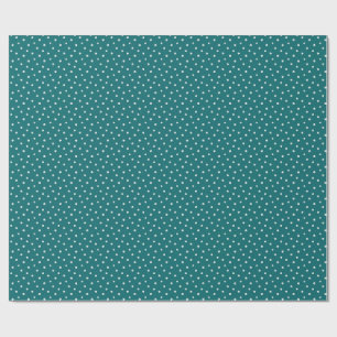 Mother's Day Gift   Tiny Daisies On Teal Wrapping Paper