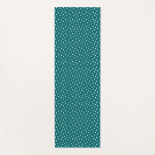 Mother's Day Gift   Tiny Daisies On Teal Yoga Mat