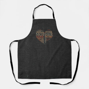 Mother's Day Gift   Wonderful Qualities of Mum  Apron