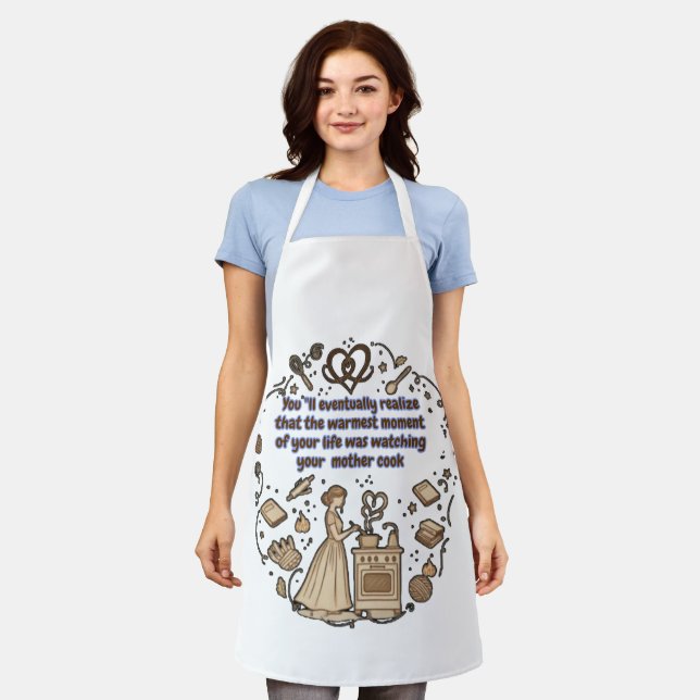 mother's day gifts apron (Worn)