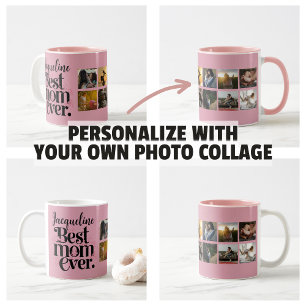 Mother's Day Gifts Photo Collage Best Mum Ever Coffee Mug