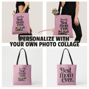 Mother's Day Gifts Photo Collage Best Mum Ever Tote Bag
