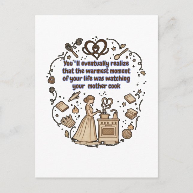 mother's day gifts postcard (Front)