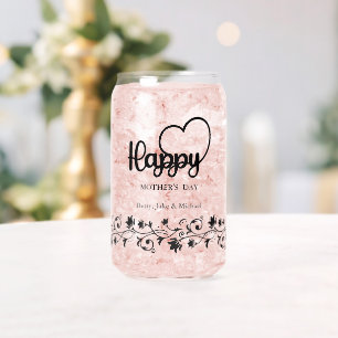 Mother's Day Glass, Cup, Mother's Day Gift Can Glass