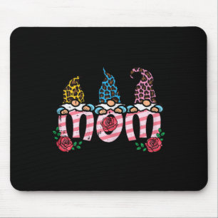 Mothers Day Gnomes Mum Cute Mama Mummy Floral Gard Mouse Pad