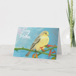 Mother's Day Goldfinch Thank You Card