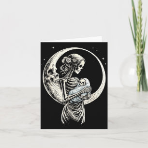 Mothers Day Gothic Skeleton Mum of a Son Card