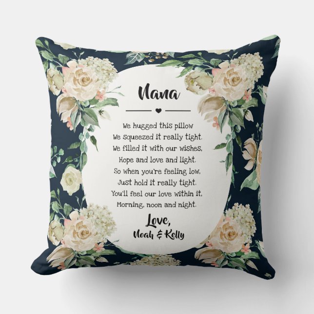 Mother's Day Grandma Grammy Nana from Grandkids Cushion (Front)