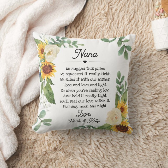 Mother's Day Grandma Grammy Nana from Grandkids Th Cushion (Blanket)
