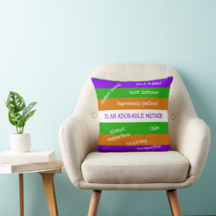 Mother's Day Great Adorable Mum Loving Patient Cushion