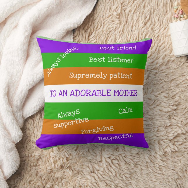 Mother's Day Great Adorable Mum Loving Patient  Th Cushion (Blanket)