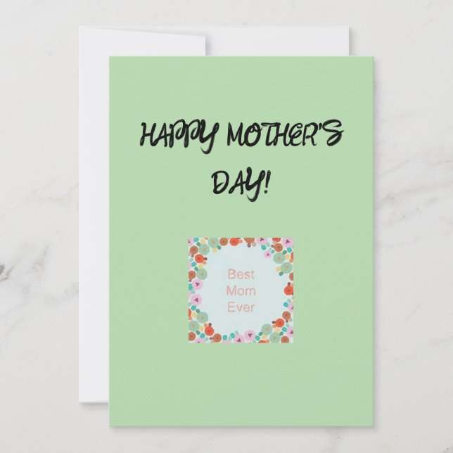 Mother's Day Greeting Card (Front)