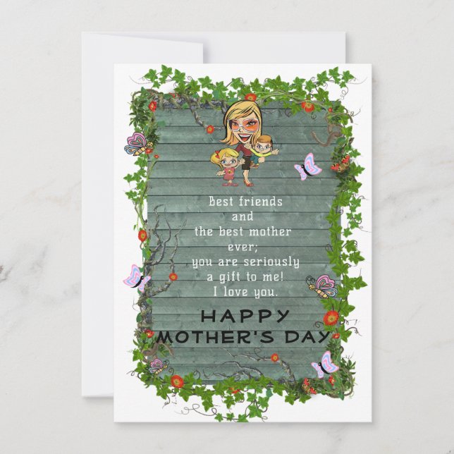 Mother's day Greeting Card (Front)