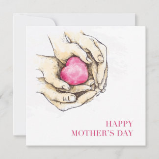 Mother's day hand drawn card - Greetings Card