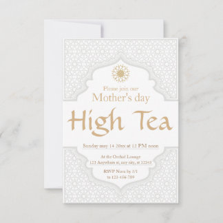 Mothers Day High Tea Invitation