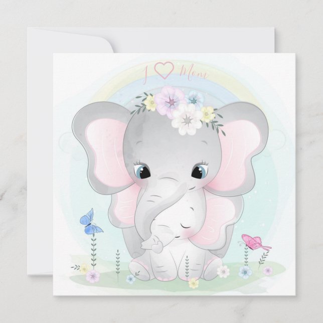 Mother's Day  Holiday Card (Front)