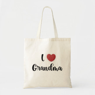 Mother's Day I Love Grandmom Heart Explosion Gift  Tote Bag