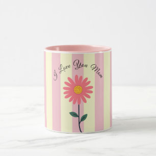Mothers Day,I Love You Mum,Best Mum Ever, Modern Mug
