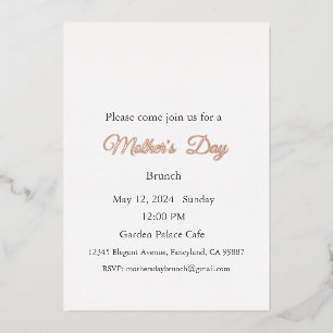 Mother's Day Invitation, Mother's Day Brunch Lunch