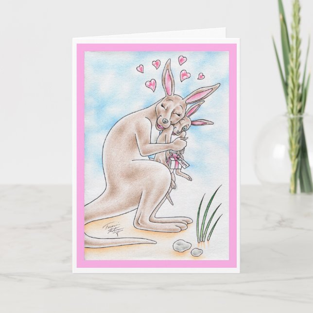 Mother's Day Kangaroo Card (Front)