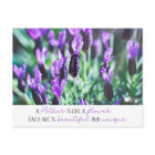 Mothers day Lavender field inspirational quote