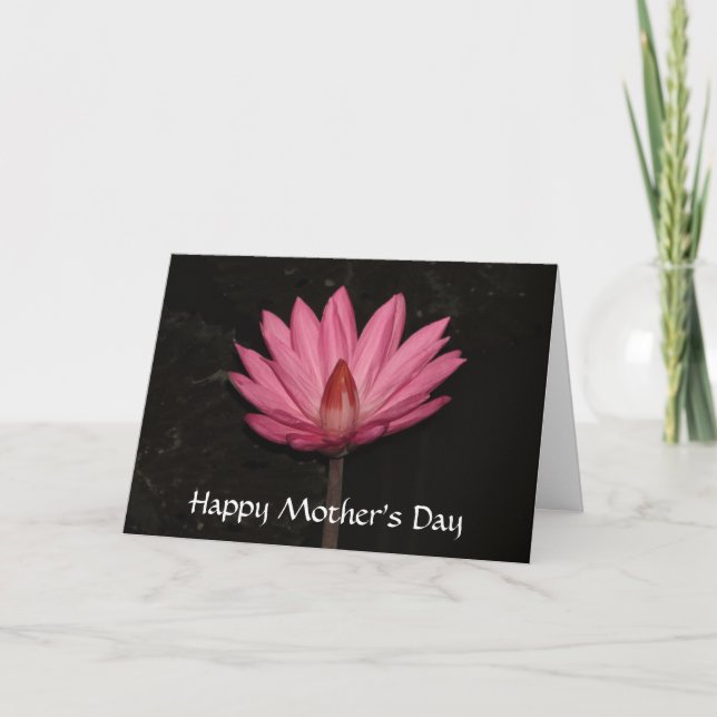 mother's day lotus card (Front)